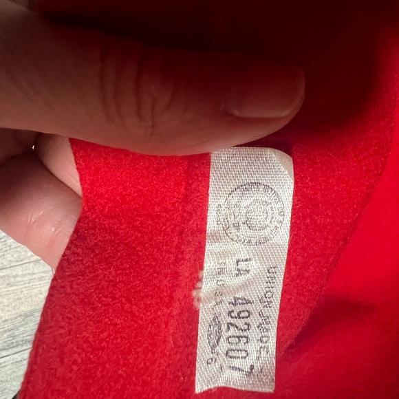 Glamour felt vintage felt hat red with anchors, union made woman’s - Picture 8 of 9